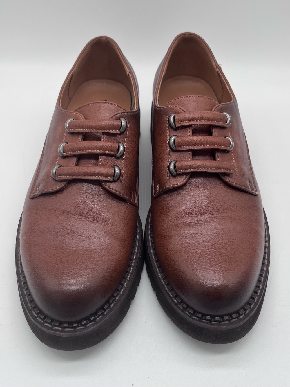 PATRIZIA women's hazelina oxfords in brown 38